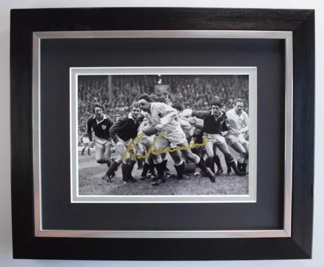 Bill Beaumont Signed 10x8 photo Autograph display England Rugby Framed/Unframed