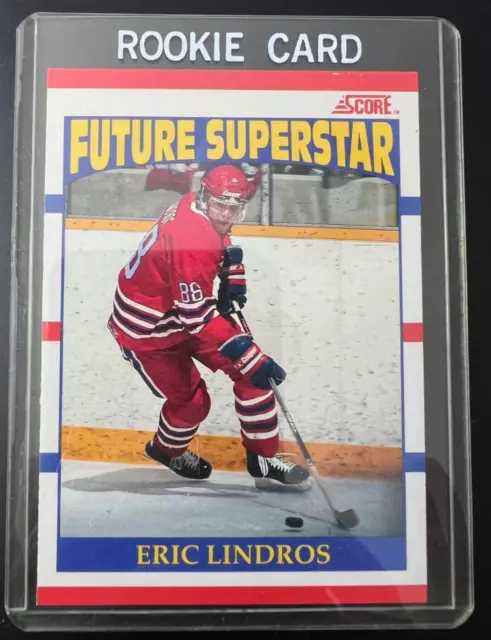 Eric Lindros 1990 SCORE #440 FUTURE SUPERSTAR NHL Hockey Card