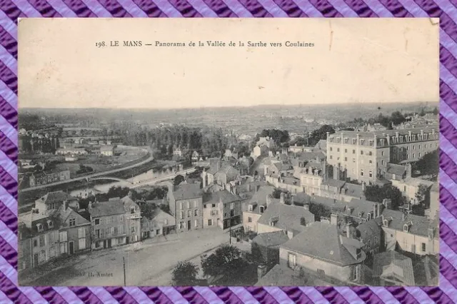CPA 72 - le Mans - Panorama Of La Valley Sarthe to The the Coulaines