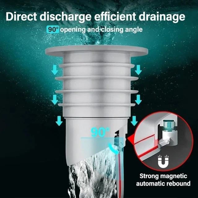 2COLORS DRAIN PIPE Drains Dish Drainer Sewer Sealing Plug Bathroom