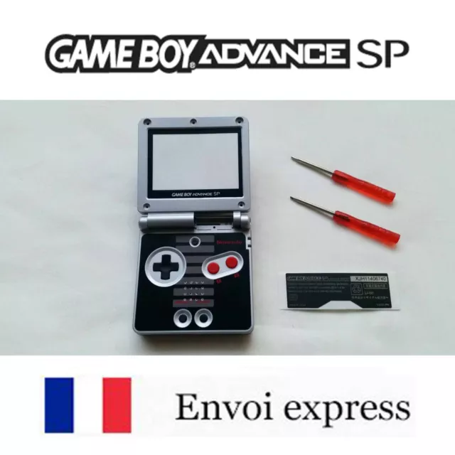Coque GAME BOY ADVANCE SP edition NES NEUF NEW + tournevis - shell case GBA