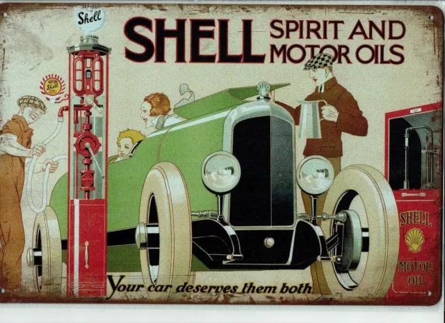 *Tolle Deko Garage Shell Motor Oil Spirit and Oils Öldose Retro OIL Tankstelle*
