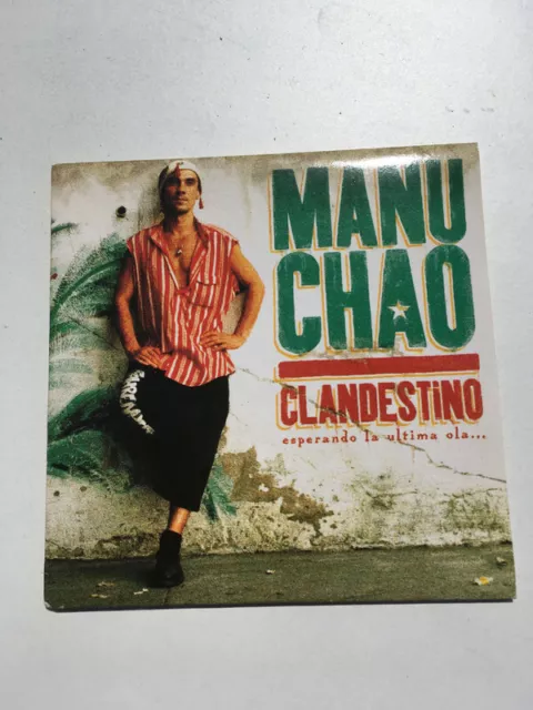 CD SINGLE MANU CHAO CLANDESTINO - PROMO - tres bon etat