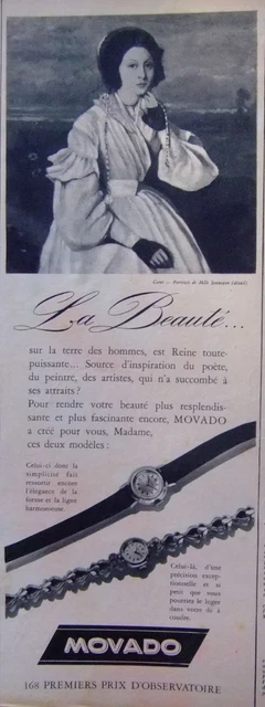 1952 Movado Created These Two Watches For You - Advertising