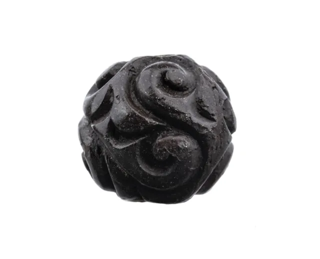 An Antique Meiji Era Japanese Guri Stye Molded Ojime Bead
