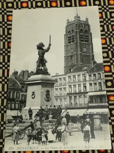 CPA Ancienne – 59 – Un Souvenir De Dunkerque – Carte Postale Noir Et Blanc – Début 1900