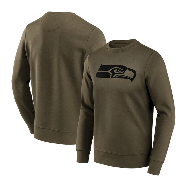 Seattle Seahawks NFL Sweatshirt (Size 3XL) Men's Preferred logo Sweat - New