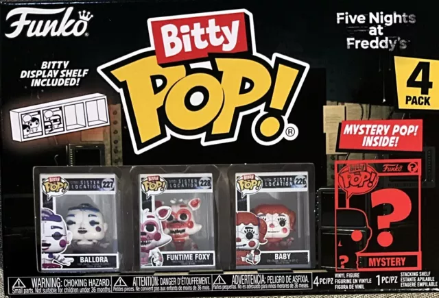 Funko Bitty POP! Five Nights at Freddy's Ballora Mini-Figure 4-Pack –  FunkoBros