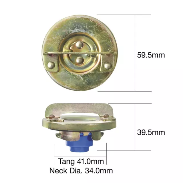 Tridon Non Locking Fuel Cap TFNL213