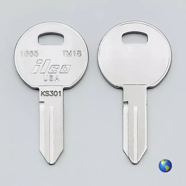 TM18 Key Blanks for Various Products by TriMark and Winnebago (3 Keys)