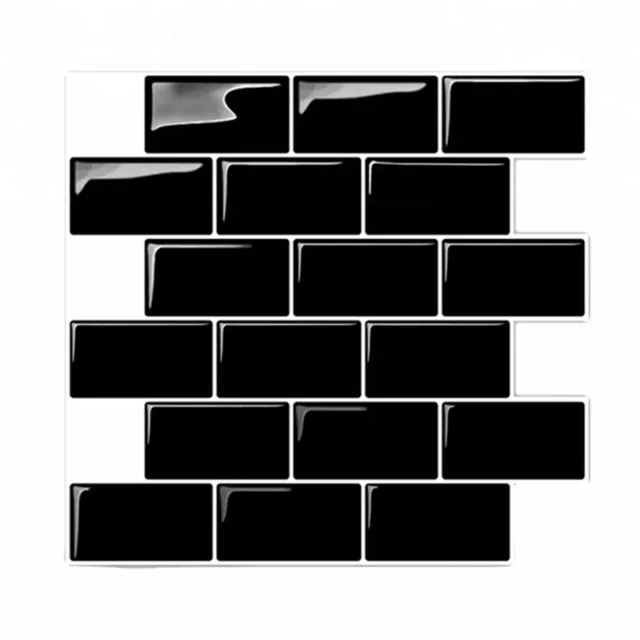 3D Wall Stickers Brick Wall Tile for Kitchen Bathroom Backsplash Aunty-Tile Home