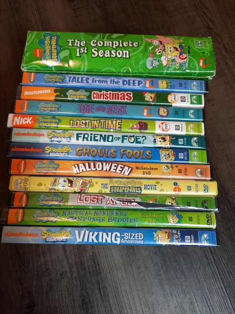 SpongeBob SquarePants: Season 1 And 11 Movies Lot (DVD)