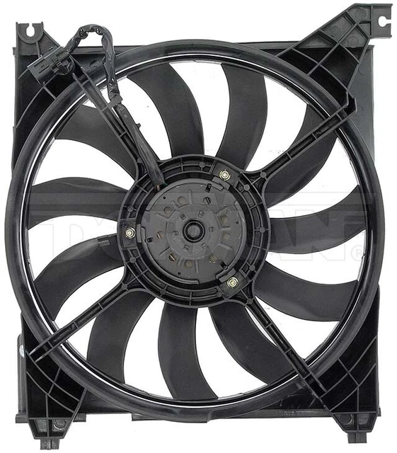 New Radiator Fan Assembly Without Controller