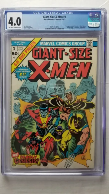 Giant Size X-Men #1 CGC 4.0 VG           1st Appearance New X-Men