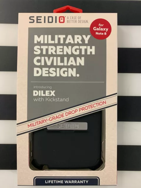 SEIDIO DILEX with Kickstand - Samsung Galaxy NOTE 8 BLACK *N*E*W*