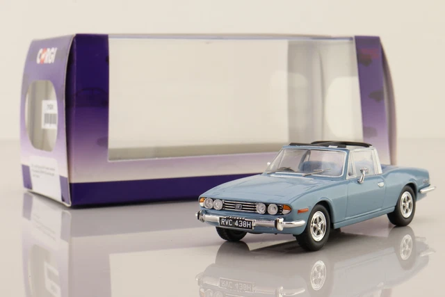 Vanguards VA10117; Triumph Stag, Wedgewood Blue; Pre-Production; Excellent Boxed