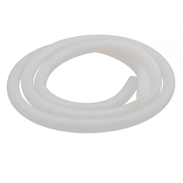 Tubo tubolare in silicone resistente alle alte temperature 1 m lunghezza 6 mm x 10 mm diametro