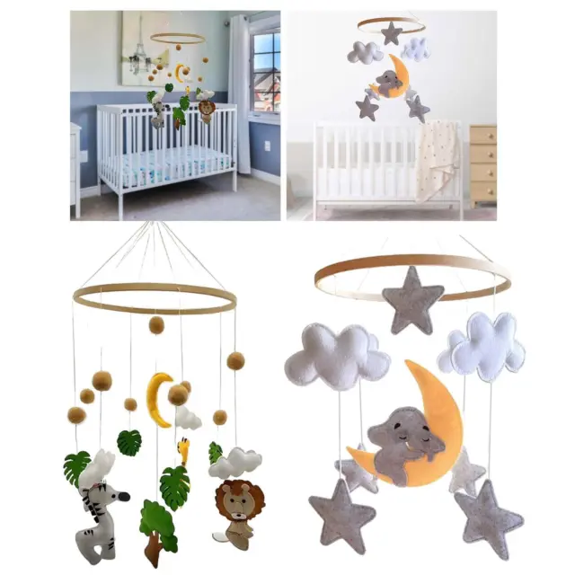 Babybett Mobile Filz Tier Spaß Babyparty Geschenke Dekoration für Kinderzimmer