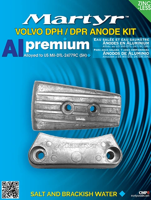 ALUMINIUM ANODENSATZ FÜR Volvo Penta DPH / DPR EUR 40,53 - PicClick DE