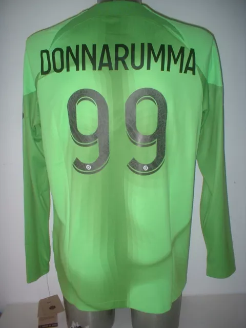 PSG Donnarumma Nike Large Shirt Jersey Soccer Football BNWT Paris St Germain GK 3