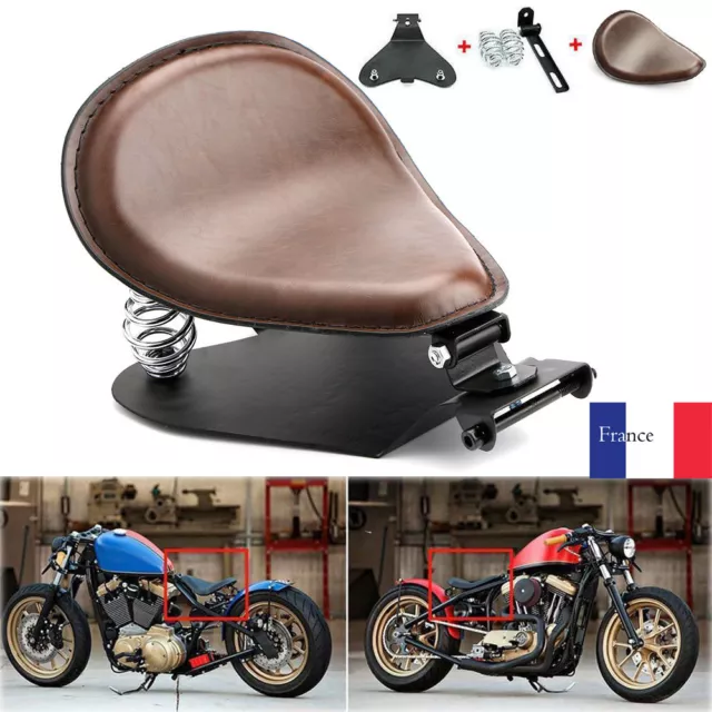 Moto Solo Selle Siège Ressorts Support Pour Harley Sportster Bobber Chopper