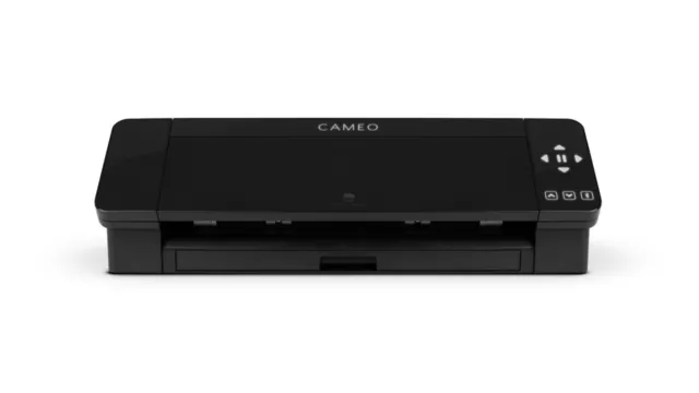 Silhouette Cameo 4 - Midnight Black - UK plug, 3 year warranty - Cutting Machine