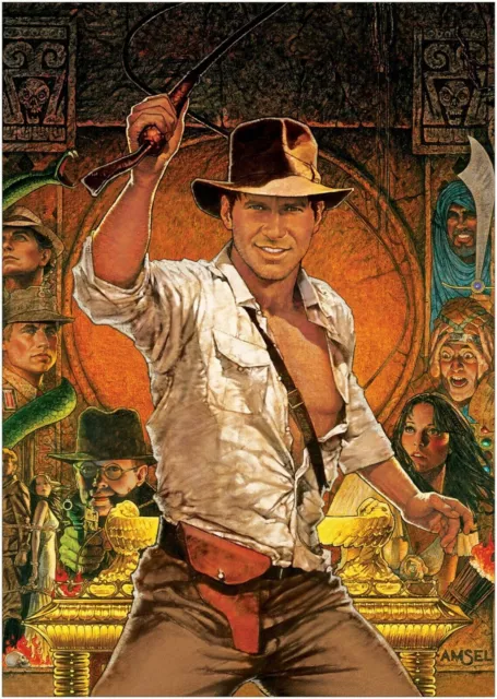 378823 Indiana Jones Raiders Classic Movie WALL PRINT POSTER AU