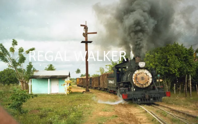 Orig 35Mm Cuba Cuban Railway Negative Loco Minaz Obdulio Morales 2004