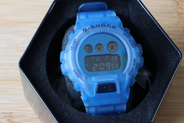 Casio G-Shock DW-6900MMMA-2DR Custom Blue Jelly