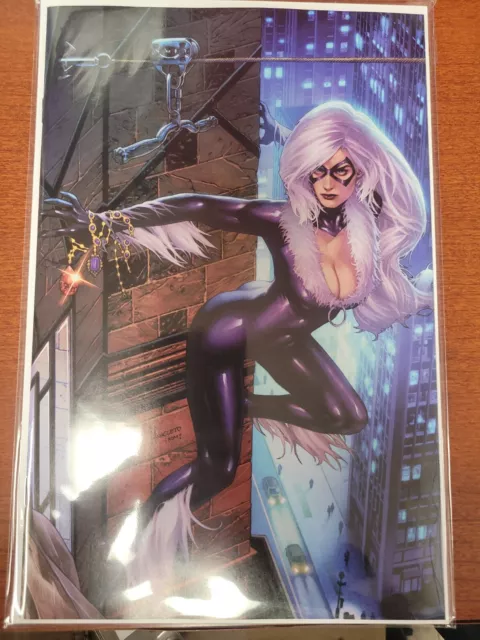 MARY JANE & BLACK CAT #1 (JAY ANACLETO EXCLUSIVE VIRGIN VARIANT) COMIC ~ Marvel