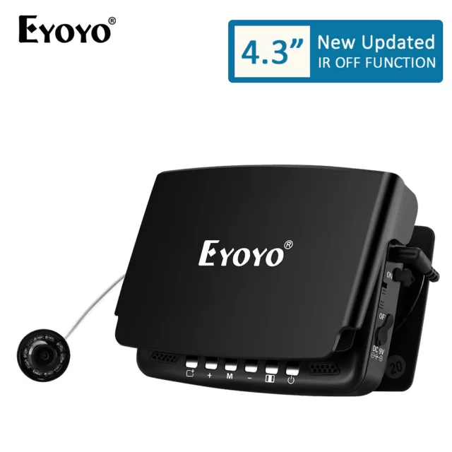 Eyoyo EF43A-25M 1000TVL Fischfinder Unterwasser Eisfischen Kamera 4,3" Monitor 2