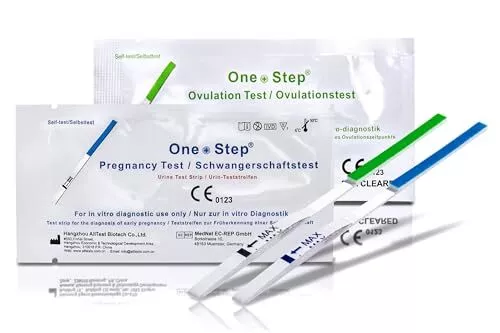 One+Step Kombipaket 30 x Ovulationstest und 5 x Schwangerschaftstest -