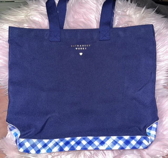 BATH & BODY Works Mother's Day 2023 VIP Gingham TOTE BAG New Spring Bag