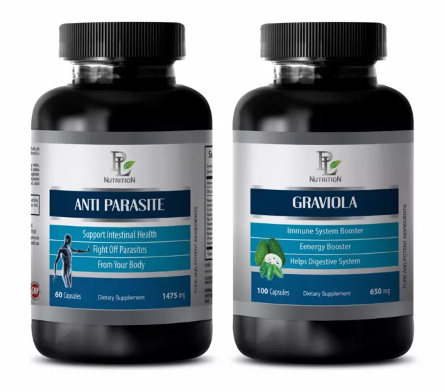 Weight loss products - GRAVIOLA – ANTI PARASITE COMBO 2B - garlic capsules
