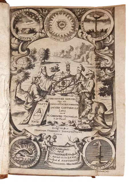 [ALCHIMIE] GAFFAREL Curiositates inauditae de figuris persarum 1676 / 2 PLANCHES