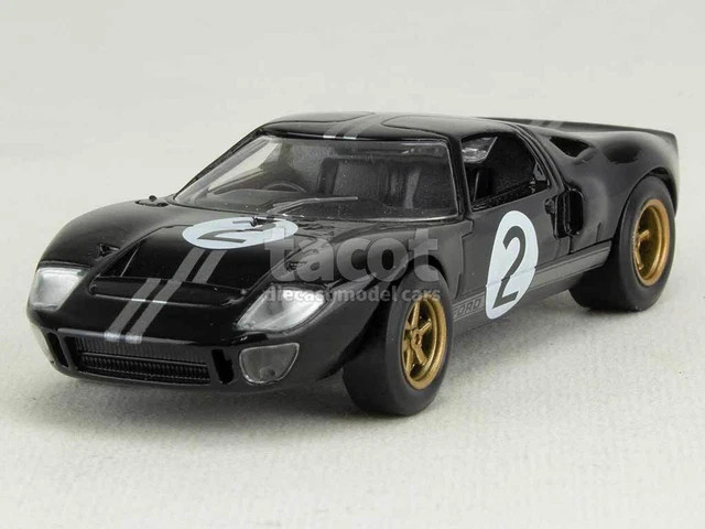 Solido S1803001 Ford GT40 MK1#9, Bj. 1968, 24h Le Mans, Modellauto, 1:18, blau/orange