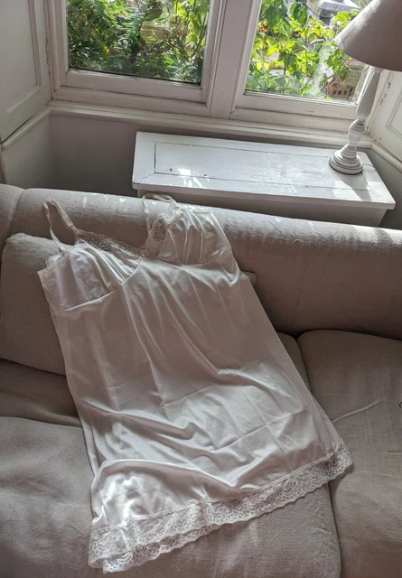 Beautiful Vintage Satin Slip Dress