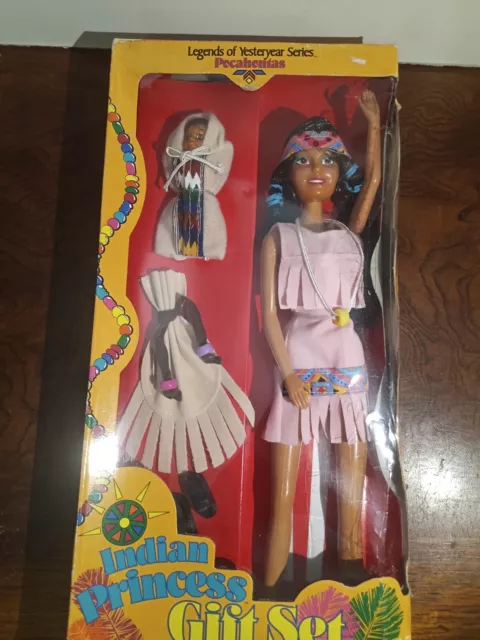 Vintage Legends Yesteryear Series Pocahontas Indian Princess Doll Gift Set Totsy