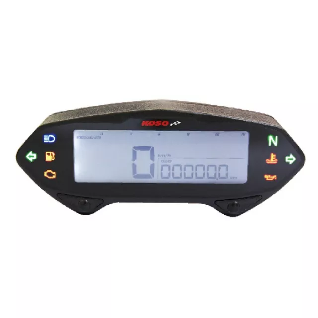 Instrumentation Compteur de Vitesse KOSO DB-01RN Avec Compte-Tours Approuvé Moto