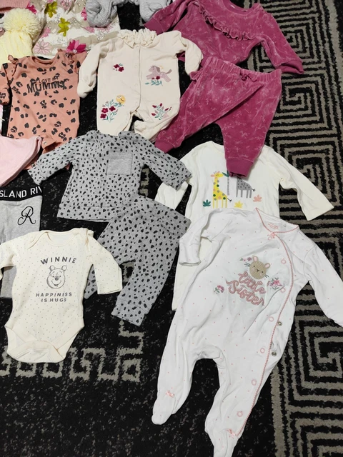 #C97💜 Huge Bundle Of Baby Girl Clothes 0-3-6months NEXT GEORGE DISNEY BLUEZOO 7