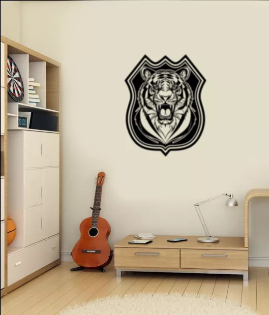 Tigerkopf Design Wandkunst/Fensteraufkleber/Aufkleber/Wandsticker