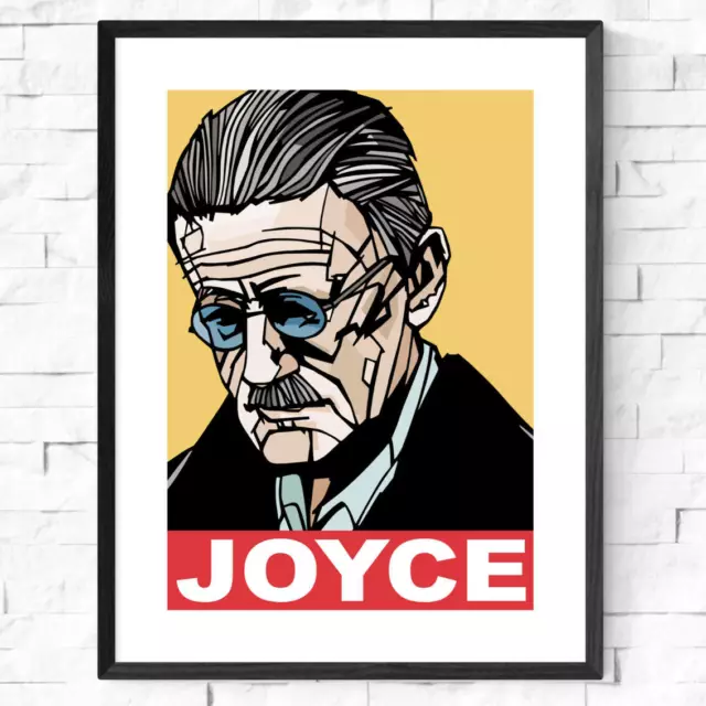 JAMES JOYCE - Archival quality - Dubliners Ulysses Irish Writers Wall decor