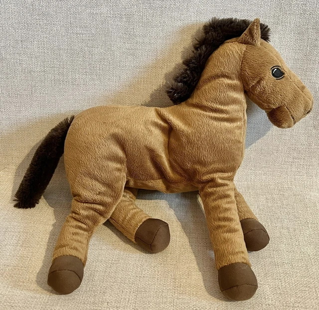 IKEA OKENLOPARE BROWN Horse Pony Comforter Soft Toy Plush Cuddly Teddy 12” £9.95 PicClick UK