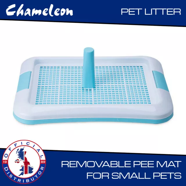 Small Pet Litter Tray Puppy Dog Potty Toilet Loo Pee Training Pad Indoor Holder