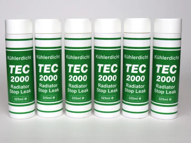 6 x TEC 2000 Powerful Radiator Stop Leak 325ml Seals Leaks Instantly