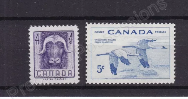 Canada Mnh Mint Stamp Set 1955 National Wildlife Week Sg 478-479