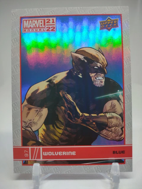Upper Deck 21/22 Marvel Annual - BLUE FOIL Wolverine #97