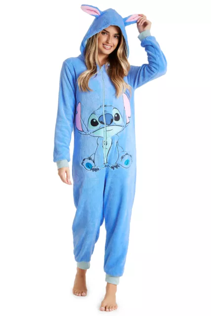 Primark Disney Lilo & STITCH ALL IN ONE PYJAMA FLEECE JUMPSUIT XL 18-20