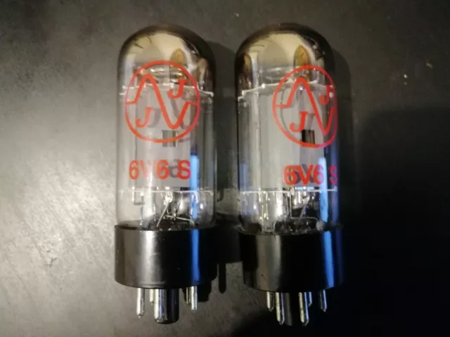 JJ 6V6S Vacuum tubes pair