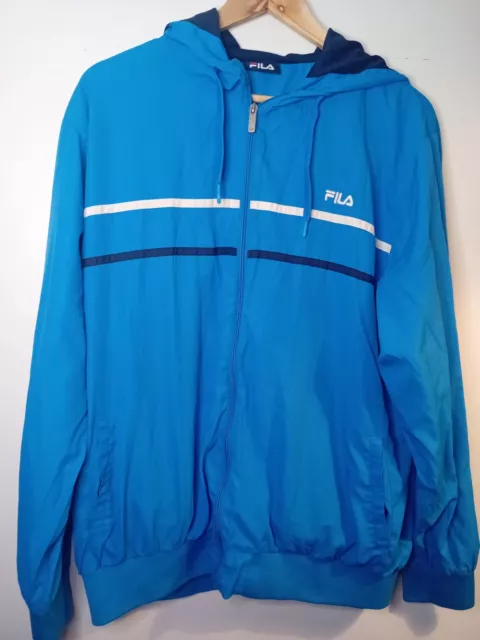 Fila Track Top Full Zip Hood Size XXL